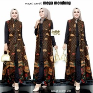 long outer batik terbaru ATASAN CARDIGAN BATIK MODERN