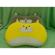 Latex cat belly pillow