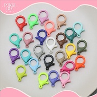 Plastic Shrimp Hook Lobster Claps Plastic Size 25mm Colorful Matte Retail