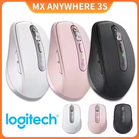 Logitech Master Series MX Anywhere 3S Wireless Mouse Bluetooth Girls Office Tablet Charging High-end