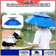 Double Top Umbrella Head Umbrella Golf Umbrella Fishing Umbrella Outdoor Hands Free