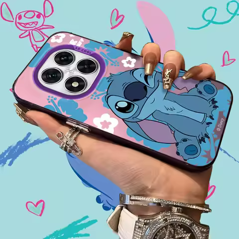 Disney Stitch Frosted Case for Xiaomi Redmi Note 14 13 12 10 Pro Plus 11S 14C 13C 12C 9C 11S K70 K60