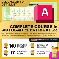 [Video Course] Complete Course in AutoCAD Electrical 2022 2023