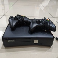 Xbox 360 S console with 2 controller