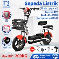 PROMO DL Dewasa Sepeda Motor Listrik Sepeda Listrik Dengan Pedal