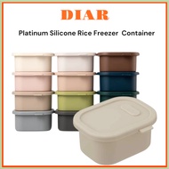 [DIAR] Platinum Silicone Rice Portion Freezer Storage Container Made in Korea 200ml 400ml Microwave 