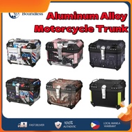 Top Box 36/45 liters For Motorcycle Anti Scratch Alloy Top Box Motorcycle With Backrest Lining &