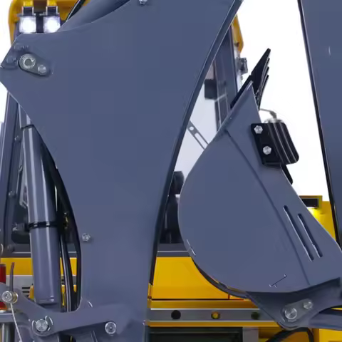 LESU Aoue Bl71 1/14 RC Hydraulic Metal Backhoe Loader 2 In 1 Electric Vehicle Remoted Model Toucanho