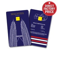 Taukemas 999 Gold Wafer - Merdeka Collection(1) 0.25g