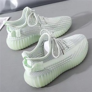 Coconut Shoes Women's Jelly Transparent Bottom Trend Wild Running Casual Sneakers Flying Woven Women's Shoes