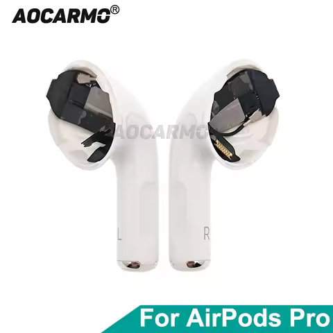 Aocarmo For Apple AirPods Pro Earphone Bottom Half Housing With CPU Chip IC Microphone Bluetooth Ant