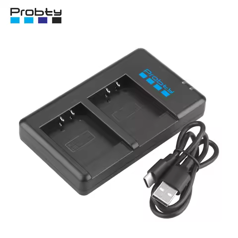 Probty USB-C Camera Battery Charger for Ricoh GRIV GR IV Ricoh GR4 Battery Charger Ricoh DB-120 Char