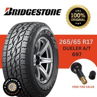 BRIDGESTONE TIRE 265/65 R17 DUELER 697 A/T (ALL TERRAIN) WITH FREE TIRE VALVE