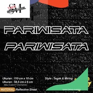 Cutting stiker mobil stiker pariwisata stiker bis pariwisata Bisa cod