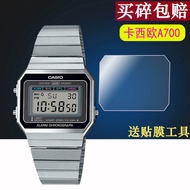 [Ready Stock] Suitable for Casio A700W Watch Film Fashion Retro Small Square Watch AQ-230 Protective
