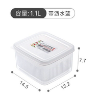 日本進口nakaya雪櫃收納盒保鮮盒食品級廚房密封盒雪櫃冷凍儲藏盒