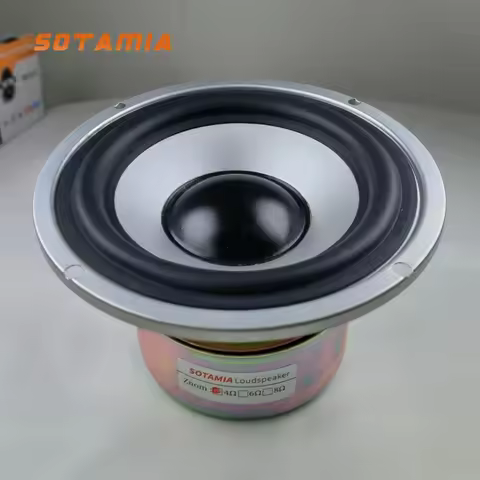 SOTAMIA 1Pcs 5 Inch Full Range Midrange Bass Power Speaker 4 Ohm 20W Hifi Music Smart Home Audio DIY