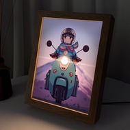 Light Painting Camping Light Night Lamp USB Interface Plug in Anime Periphery 2D Gift เครื่องประดับส