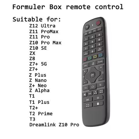 Remote Control for Formuler Box,for Z12 Ultra,Z11 ProMax,Z11 Pro,Z10 Pro Max,Z10 SE,Z Nano,Z Plus,Z+