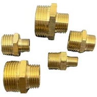 Connecting two copper external thread ends 13/21, 21/17, 13/9.6, 17/13