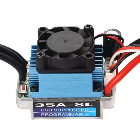 RC ESC 35A 60A 120A 2S 3S Sensored BEC Brushless Speed Controller For 1/8 1/10 1/12 RC Car Crawler T