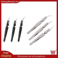 [In Stock]3Pcs Anti-Static Reverse Ceramic Tweezer IC SMD SMT Reverse Tweezers Heat Resistant 1000 D