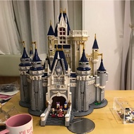 43222ปราสาท71040บล็อกตัวต่อห้องปราสาทใหญ่มิชิมิตกแต่งแบบสร้างสรรค์โมเดลของขวัญเพทายโมเสกสาว