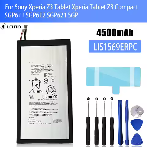 2025 Years new Capacity Replacement LIS1569ERPC Battery FOR Sony Xperia Z3 Tablet Xperia Tablet Z3 C