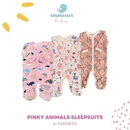 MIMIMAMA | Baby Pajamas Set Long Sleep Suit - Premium 3 pc Sleep suit for Babies 6-9 Months