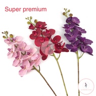 WHOLESALE RM11.00 Super Premium Latex Butterfly Orchid Artificial / Bunga Orkid Hiasan / 优质乳胶蝴蝶兰