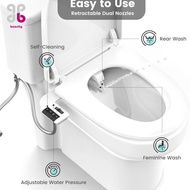 [Baosity] Bidet Attachment 1/2'' Toilet Seat Bidet Easy Installation Universal Toilet Seat Attachmen