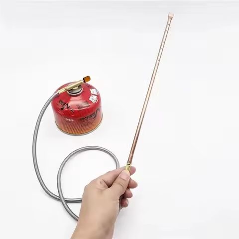 Hand-Held Charcoal Fire Igniter Spray Gun for Outdoor Barbecue Camping Firewood Stove Starter Portab