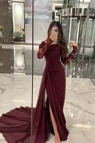 Amirah Passionate Red Luxury Prom Dresses 2025 Woman Party Fish Tail Elegant Dress Luxury Custom Mad