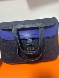 Hermes Halzan 25 午夜藍 Col 2z stamp z