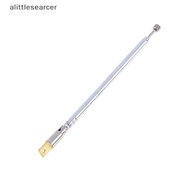 ali  1Pc 37cm 5 Section Telescopic Stainless Steel AM FM Radio Universal Antenna n