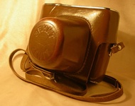 EVEREADY 原廠皮革相機套，適用於 Zenit-E, ZENIT-ET, Zenit-B 相機，搭配 Helios-44-2 鏡頭，KMZ 製造