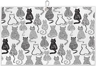 Cat Golf Towel, Soft Microfiber Golf Towel for Golf Bags with Clip 15" X 24" Funny Golf Towel for Men Women