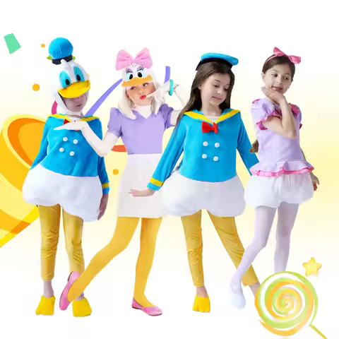 Children's performance costume 1PCS animation performance Tang dress old duck cosplay costume costum