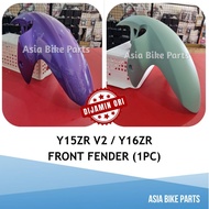 Yamaha Original Y15ZR V2 / Y16ZR Front Fender Mudguard Depan Biru / Hitam Kilat / Doxou / Matt Silve