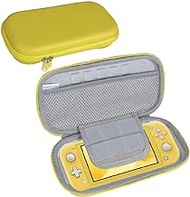 Hermitshell Hard EVA Travel Case for Nintendo Switch Lite Gaming with 12 Game Cartridges (Yellow)