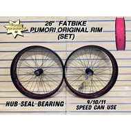 20" RIM FATBIKE / RIM BASIKAL FATBIKE 20"X4.0 / FATBIKE WHEELSET FRONT/REAR / RIM BASIKAL DEWASA / R
