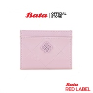 Bata Red Label Business Card Holder Cardholder Model ANNELISE Purple Code 9049044