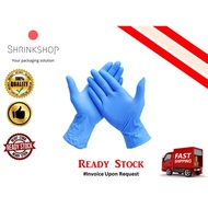 Nitrile Powder Free Blue Examination Gloves (10 pairs) M Size