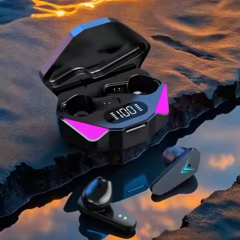 TWS X15 Wireless In Ear Earphones 9D Stereo Music HiFi Headphones 65ms Low Latency Gamer Earbuds Esp