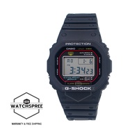 [Watchspree] Casio G-Shock (Japan Made) DW-5000 Lineup Recreate Model Bio-Based Black Resin Band Wat
