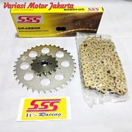 Gear Set SSS Supra X 125 428 SB