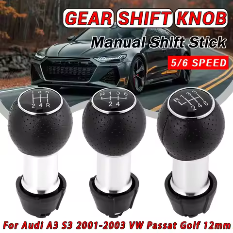 5/6 speed Car Accessories For Audi A1 A2 A3 8L 8P A4 B5 B6 B7 B8 B9 A5 A6 C5 C6 C7 C8 C9 A7 Gear Shi