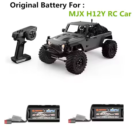 MJX H12Y Original Battery 7.4V 2000mAh 15C 14.8Wh Accessories Battery Use For: MJX H12Y RC Car