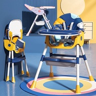 Multifunction Foldable High Chair with Wheels for Babies Dining Chair Boosters Chair by WISHLAND