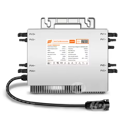 DEYE 2000W 230VAC(184-265V) Solar Grid Connected Micro Inverter ，Capable Of Connecting 4 Solar Panel